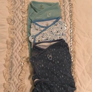 Set of 3 swaddle me Velcro